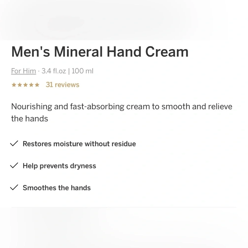 AHAVA Men’s 3 piece skin care set, Mineral Shower Gel/Hand Cream/After-Shave